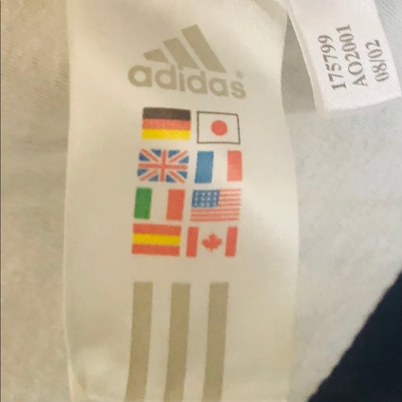 Adidas Ladies Navy Blue Jacket-Large - Picture 6 of 8